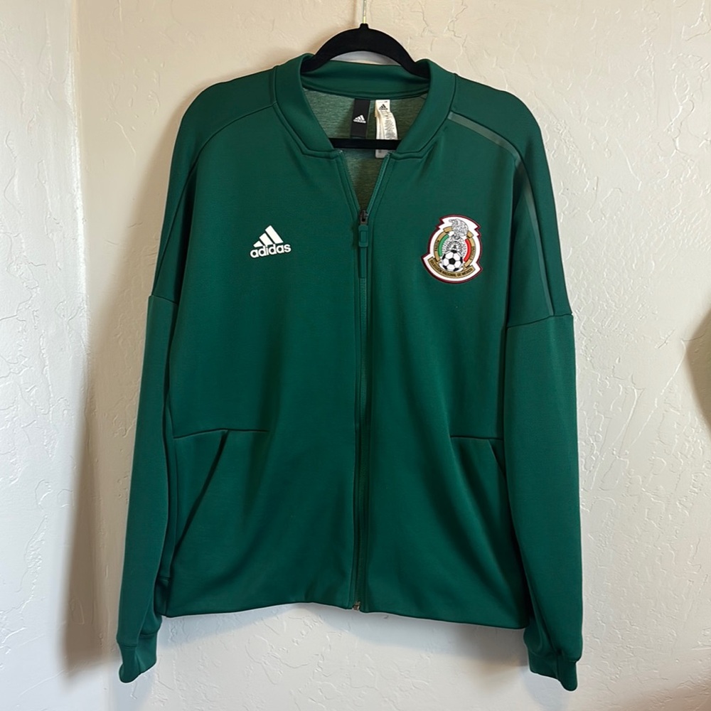 Adidas Green Mexico Soccer Jacket